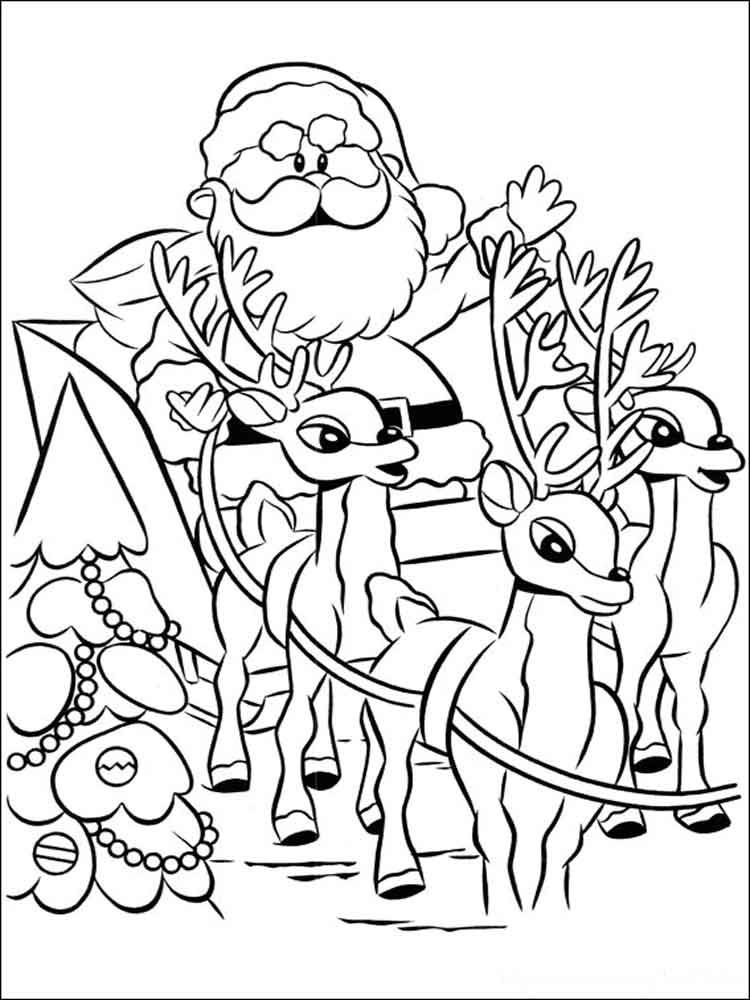 Rudolph Coloring Pages Rudolph Coloring Pages