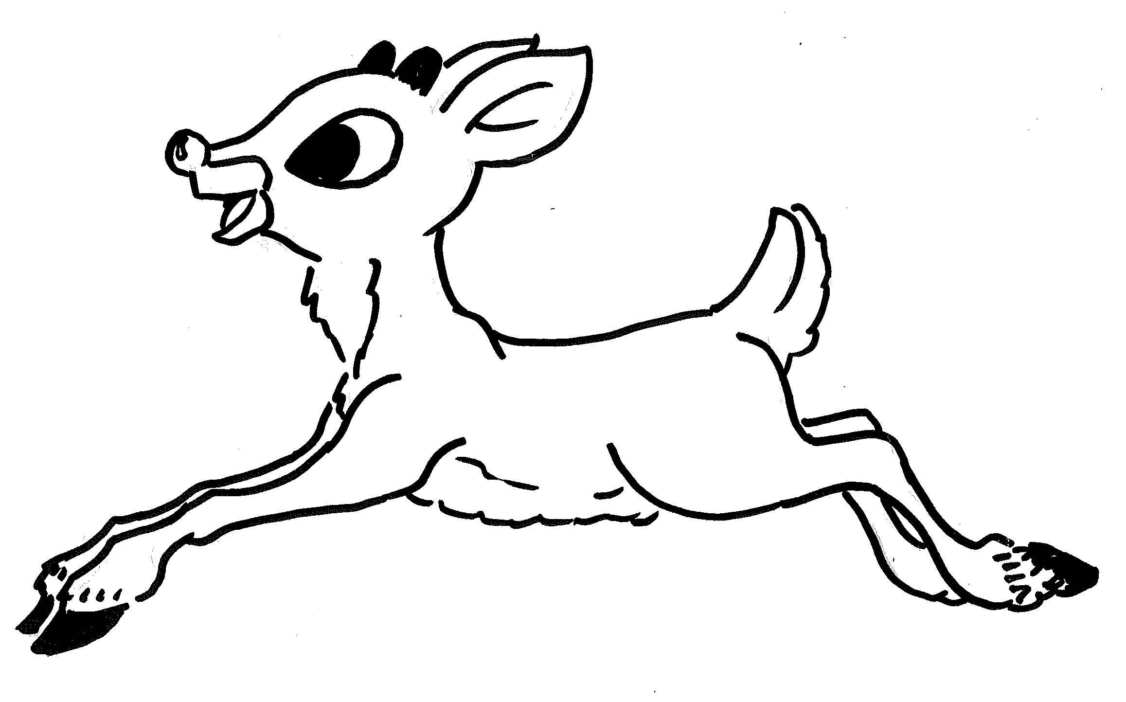 Rudolph Coloring Pages Printable Rudolph Coloring Pages Printable