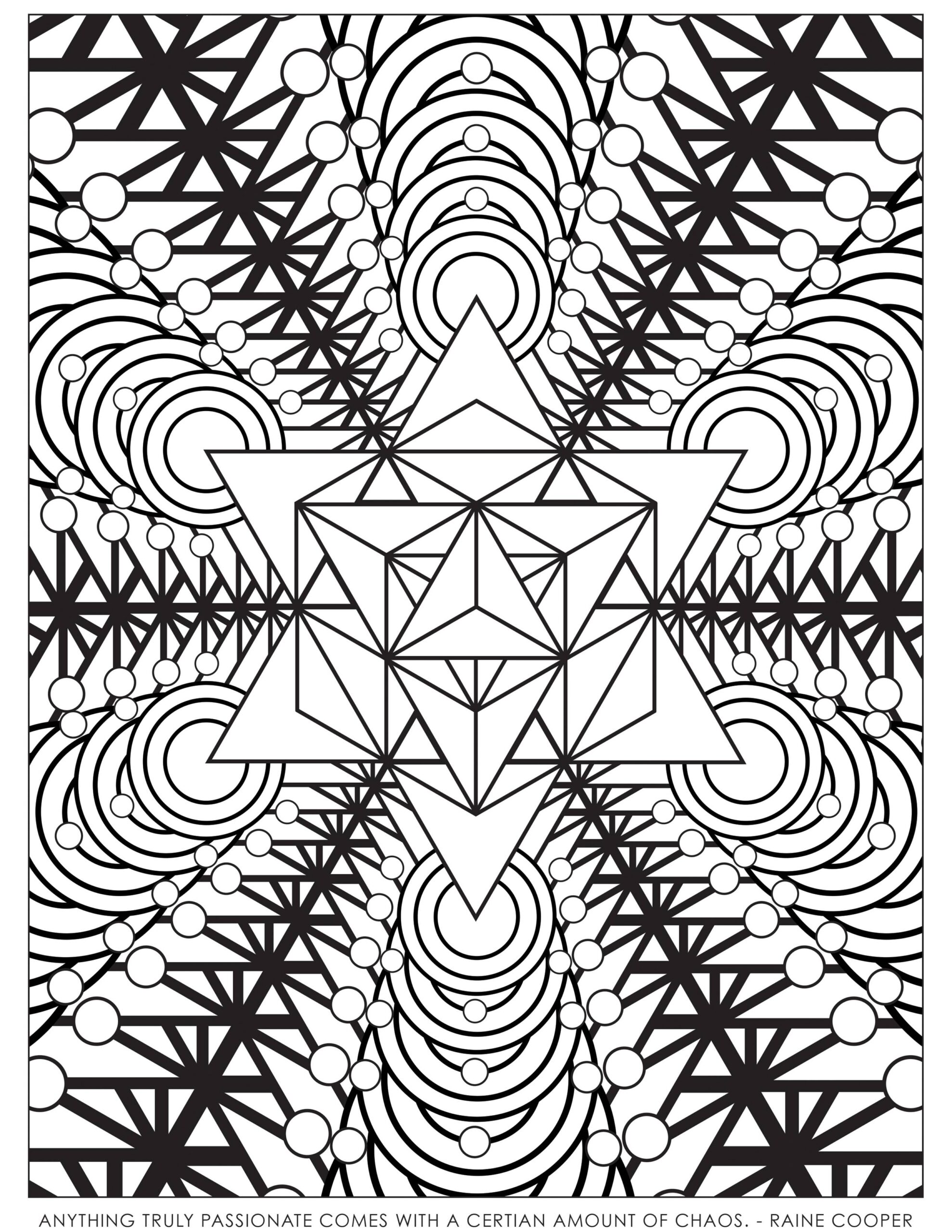 Sacred Geometry Coloring Pages Coloring Home