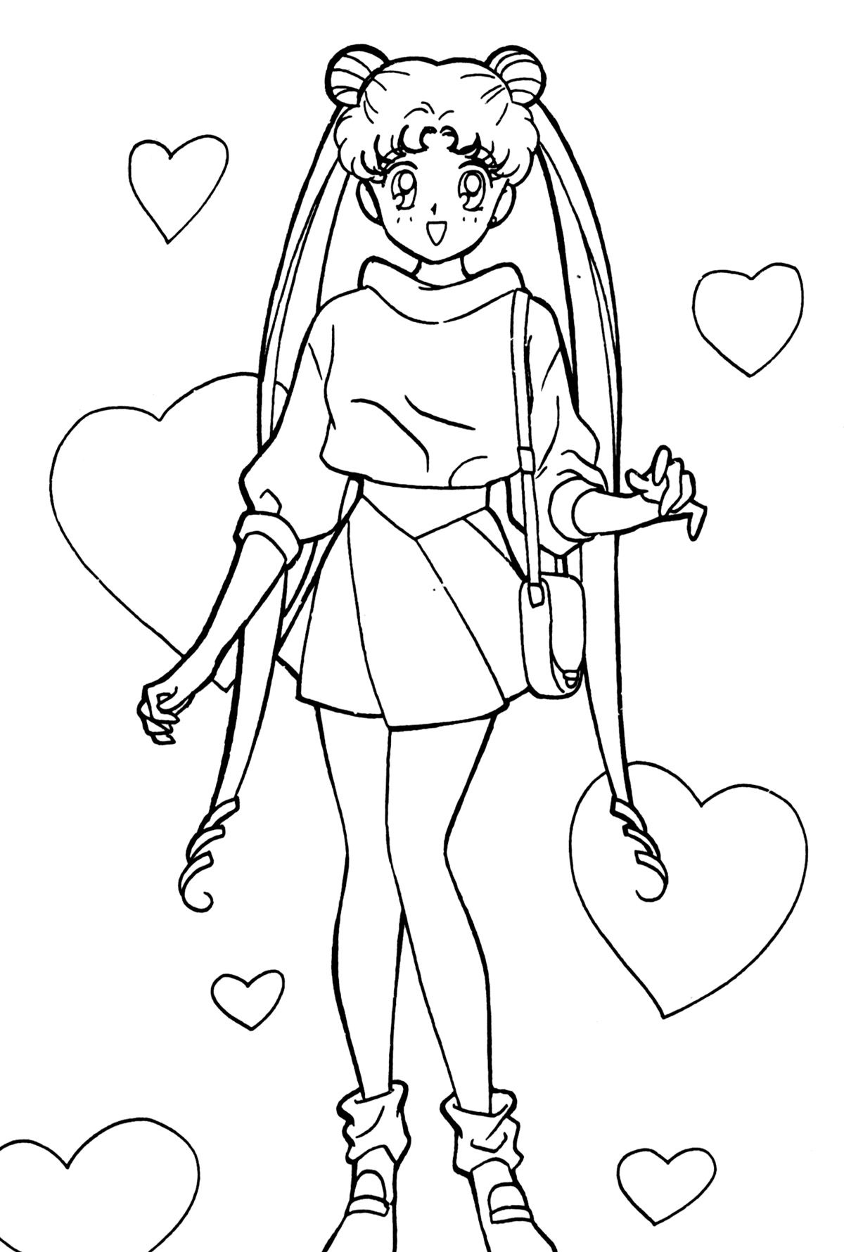 Sailor Moon Printable Coloring Pages