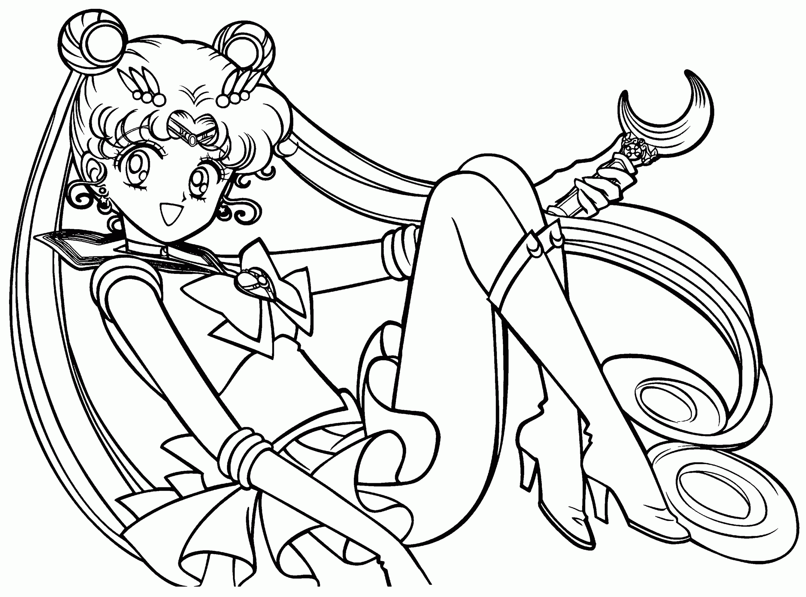 Printable Sailor Moon Coloring Pages Printable Sailor Moon Coloring Pages