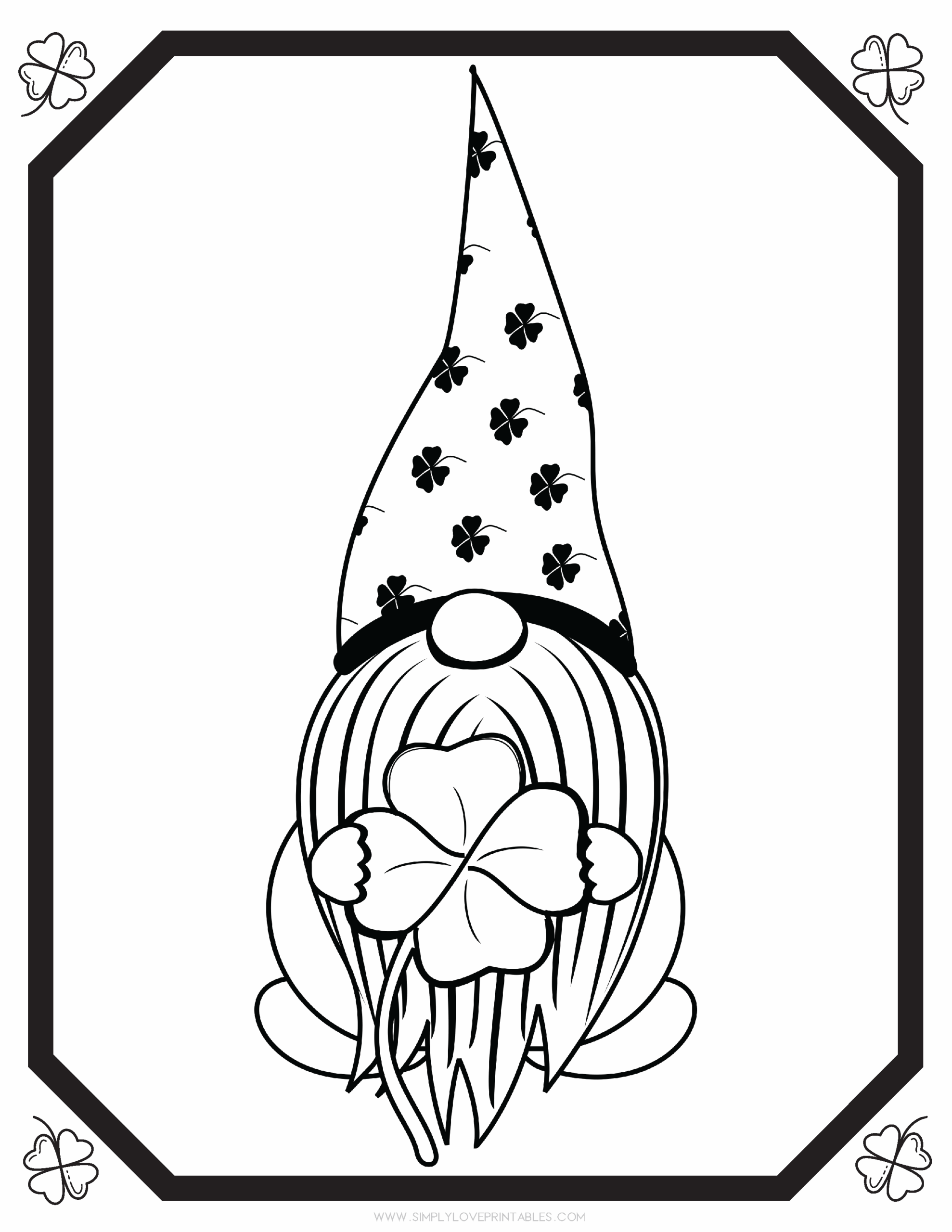 St Patty'S Day Coloring Pages Printable