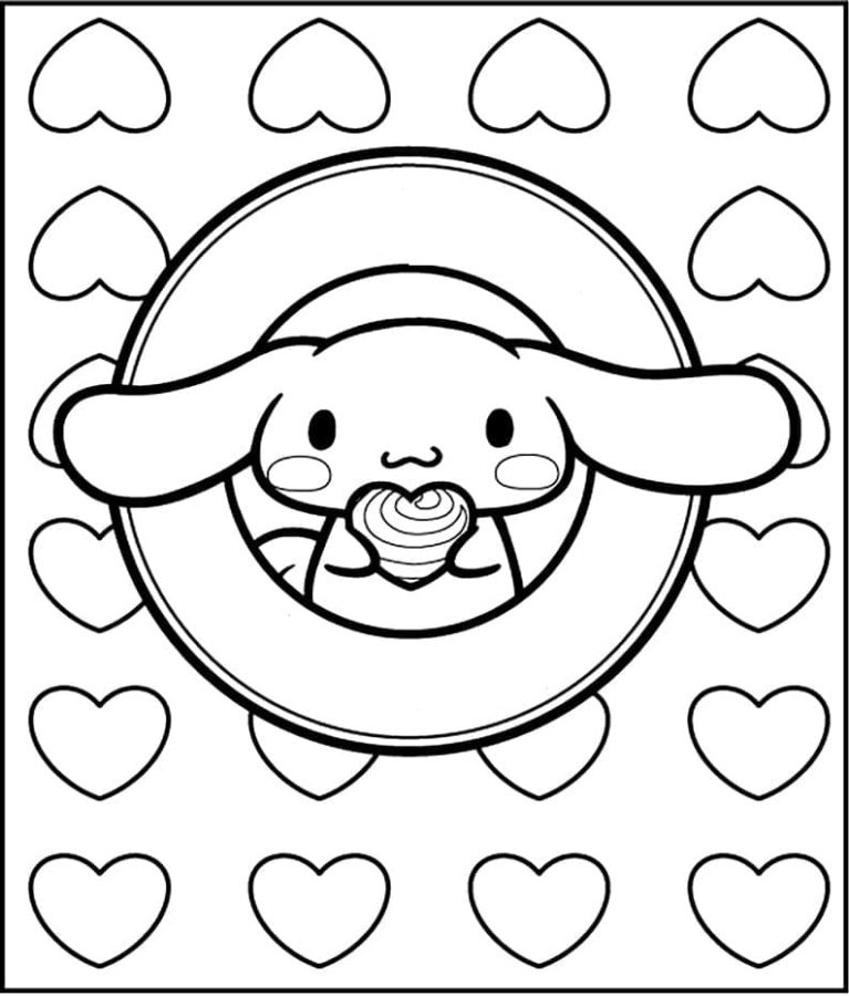 Sanrio Printable Cinnamoroll Coloring Pages Sanrio Printable Cinnamoroll Coloring Pages
