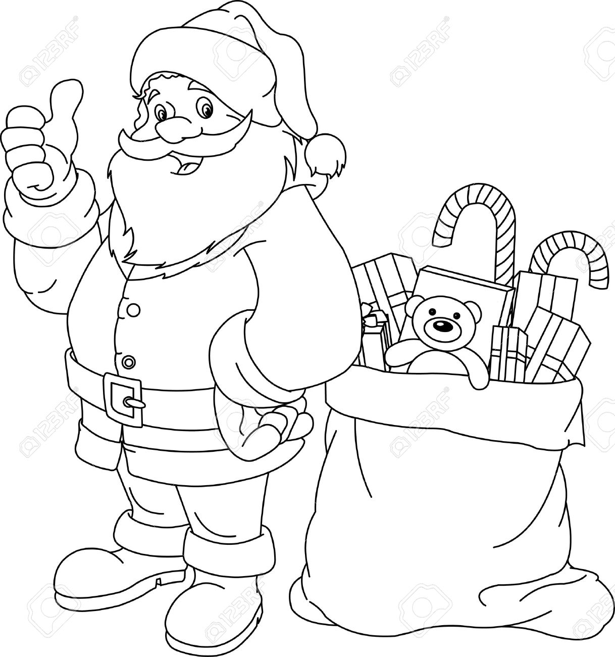 Santa Claus Coloring Pages Printable Santa Claus Coloring Pages Printable