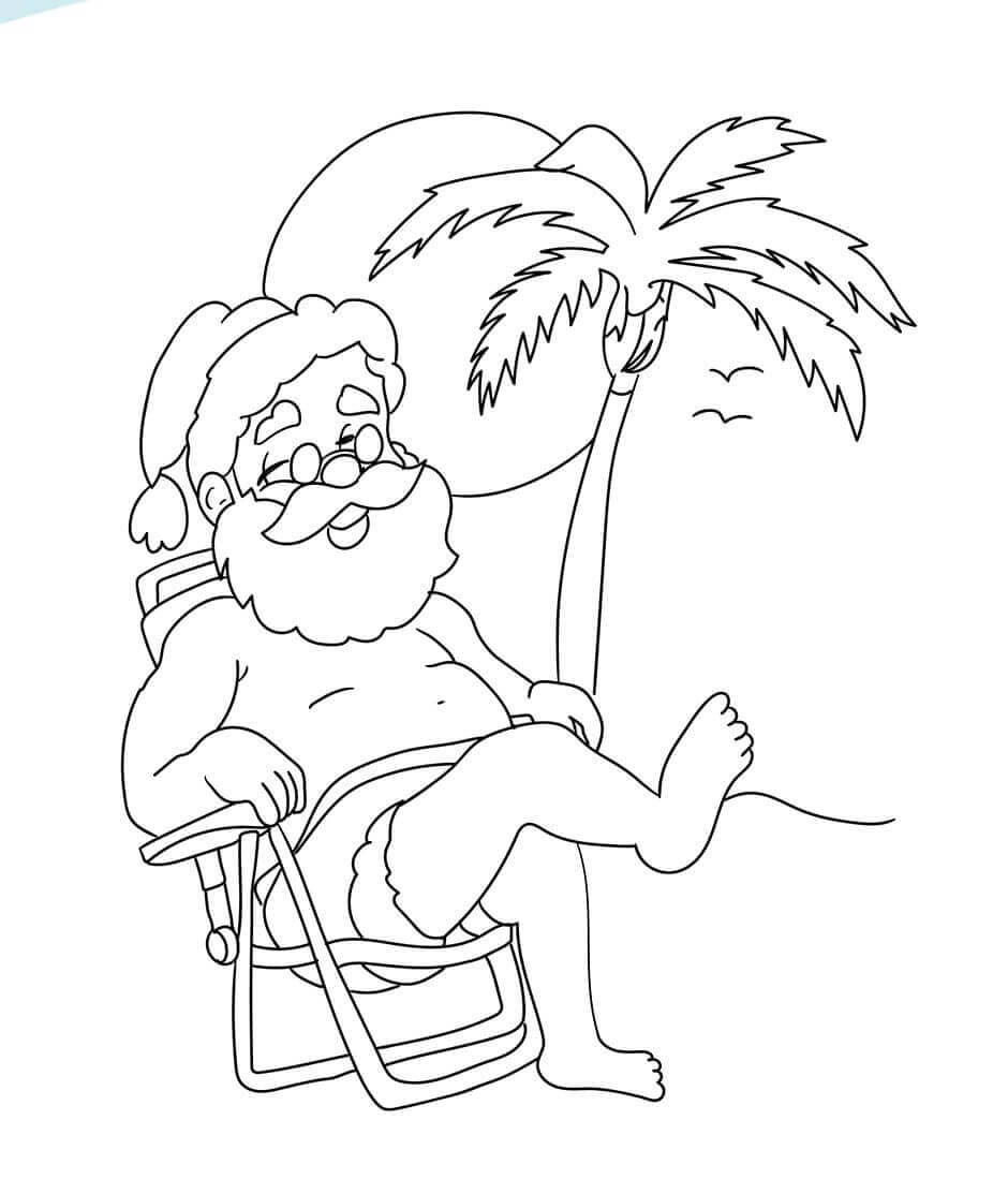 Santa Free Printable Coloring Pages Santa Free Printable Coloring Pages