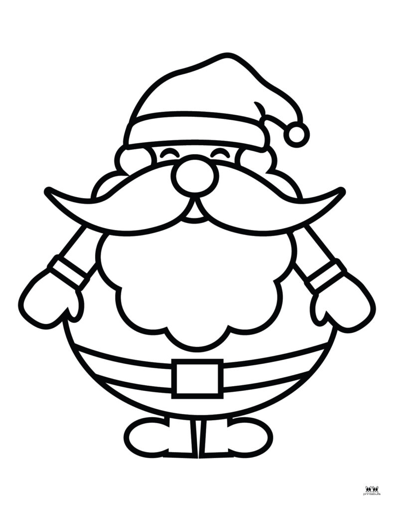 Santa Coloring Pages 20 FREE Printable Pages Printabulls