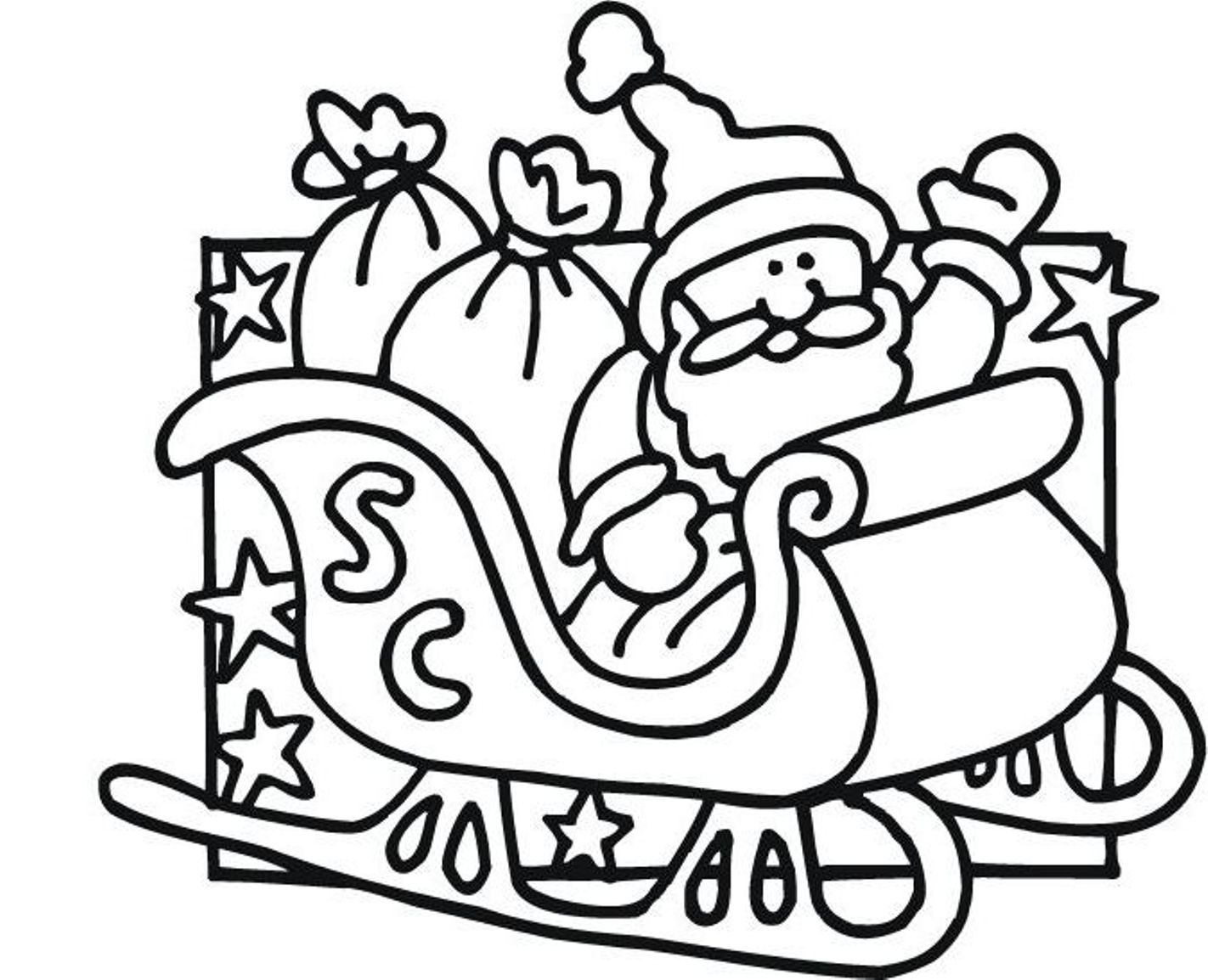 Printable Santa Claus Coloring Pages Printable Santa Claus Coloring Pages