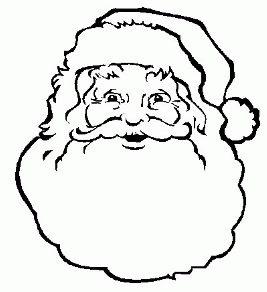 Santa Face Coloring Pages For Christmas Free Printable Christmas Santa Face Coloring Pages For Christmas Free Printable Christmas