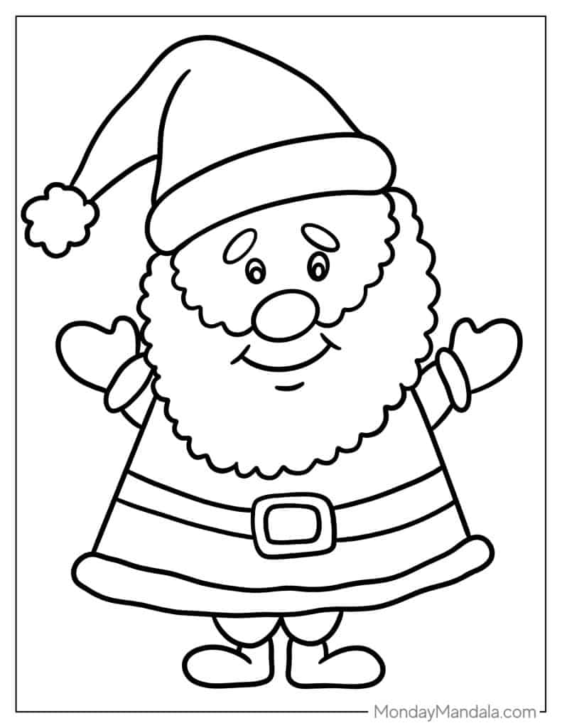 Santa Letter Coloring Pages Coloring Nation Santa Letter Coloring Pages Coloring Nation