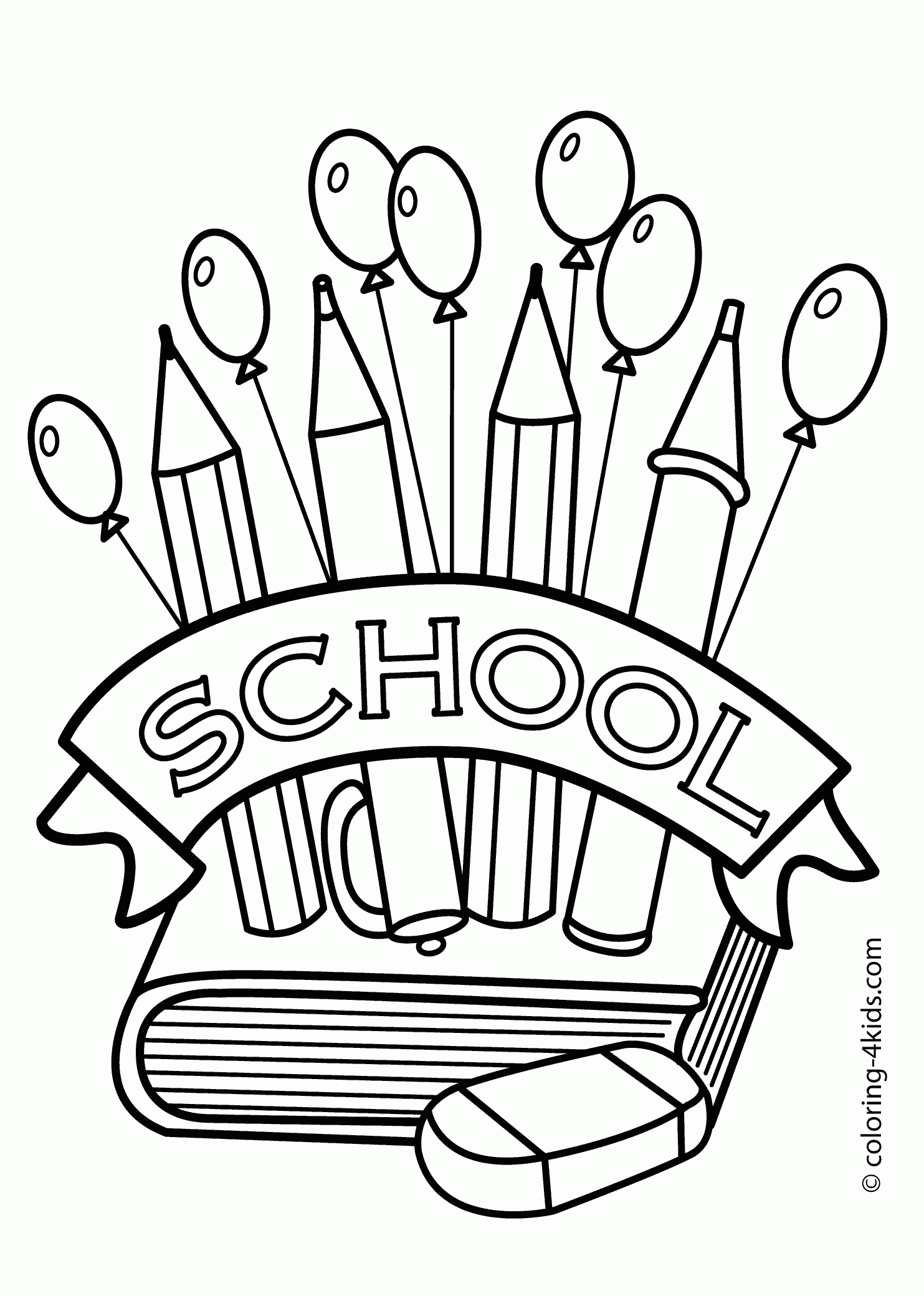 School Coloring Pages To Download And Print For Free School Coloring Pages To Download And Print For Free