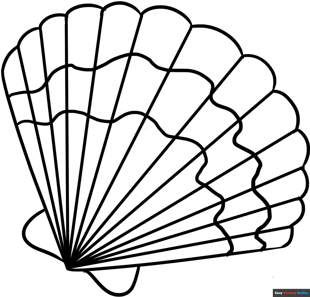 Seashell Coloring Pages Printable