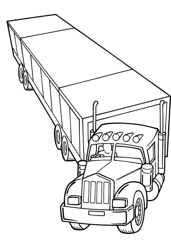 Semi Truck Coloring Pages Printable Printable Word Searches Semi Truck Coloring Pages Printable Printable Word Searches