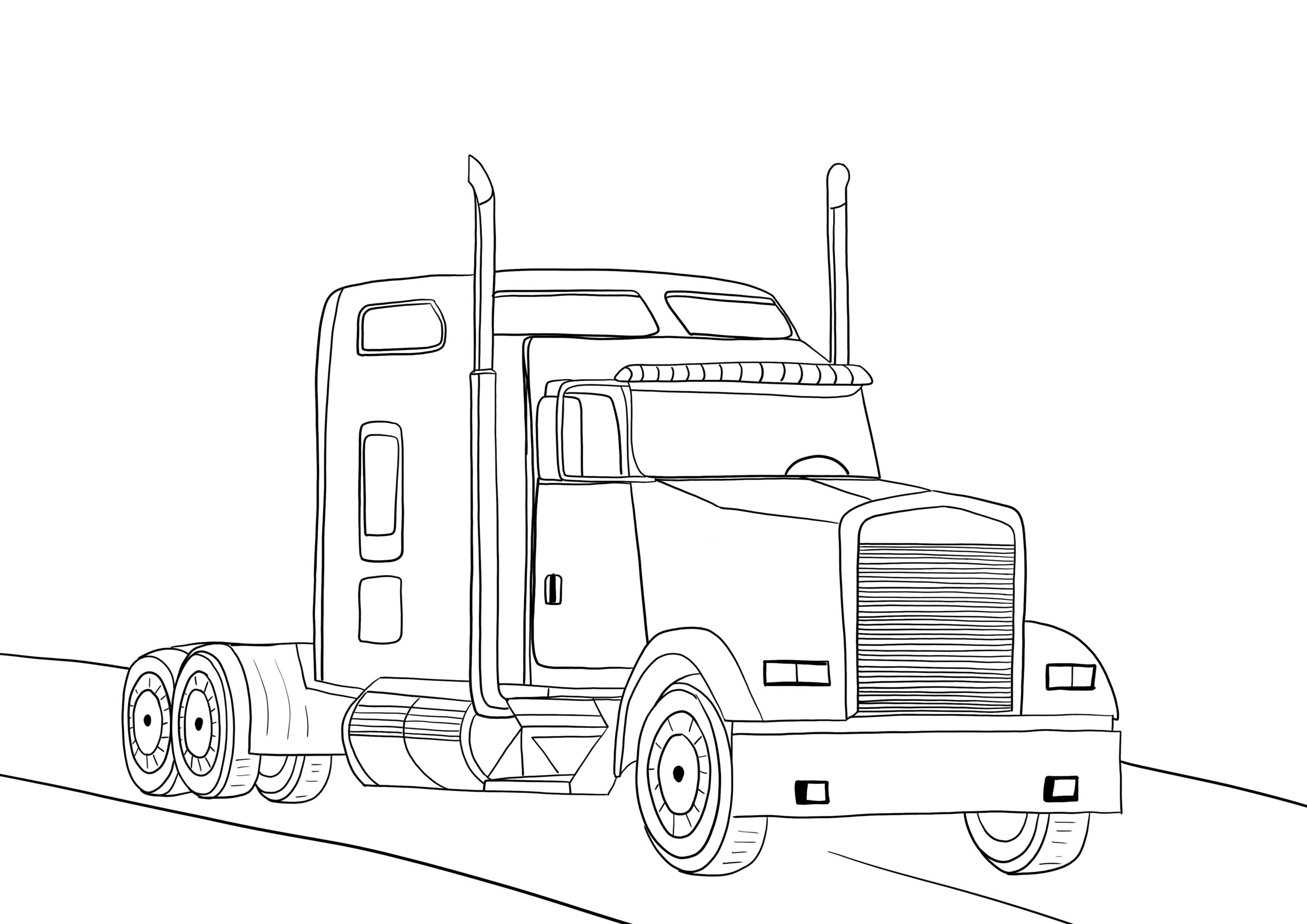 Semi Truck Coloring Pages Printable Prntbl Concejomunicipaldechinu Gov Co Semi Truck Coloring Pages Printable Prntbl Concejomunicipaldechinu Gov Co