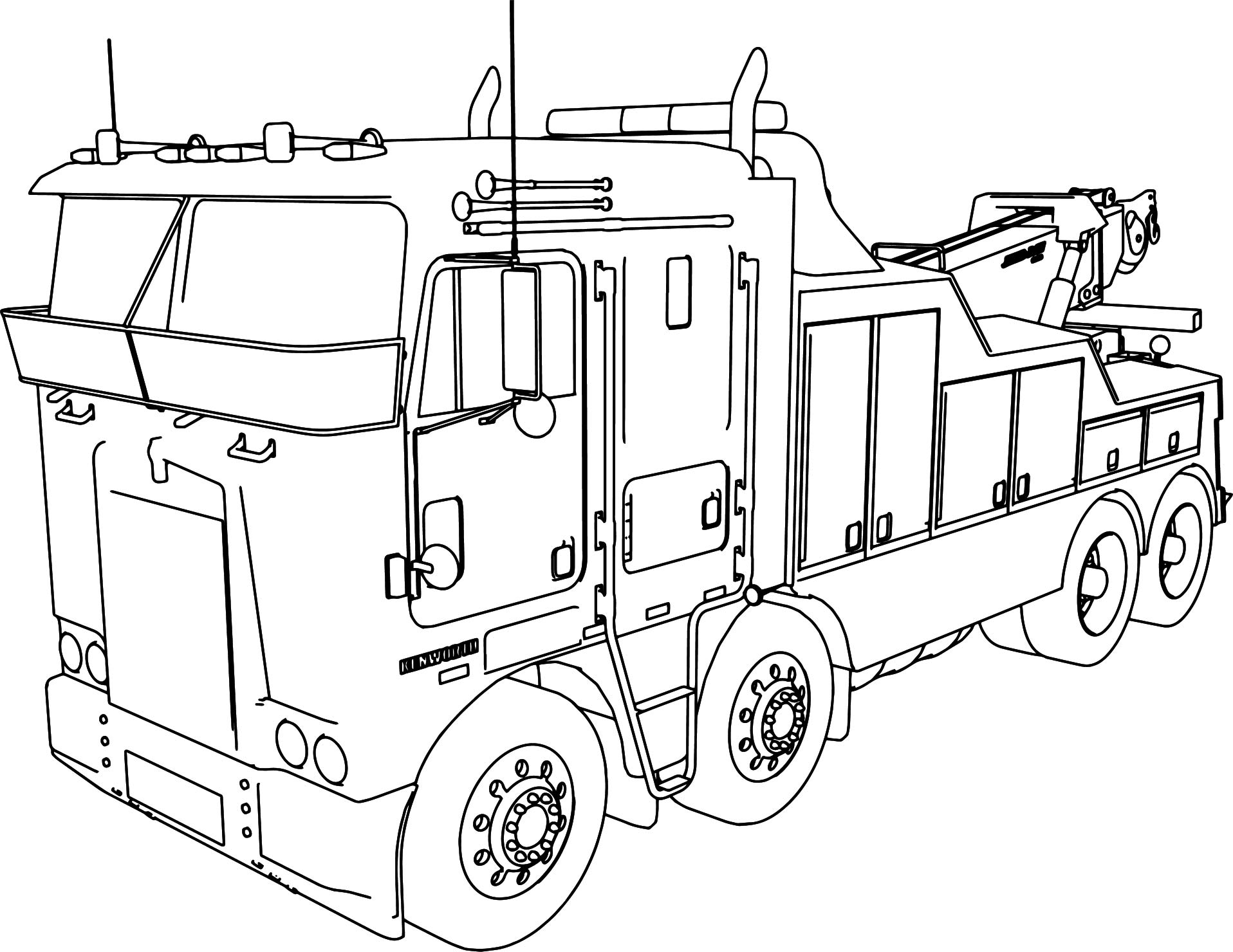 Semi Truck Coloring Pages Printable Semi Truck Coloring Pages Printable