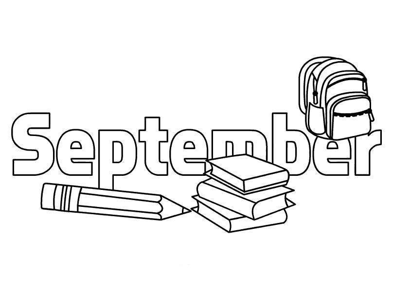 Free Printable September Coloring Pages Free Printable September Coloring Pages
