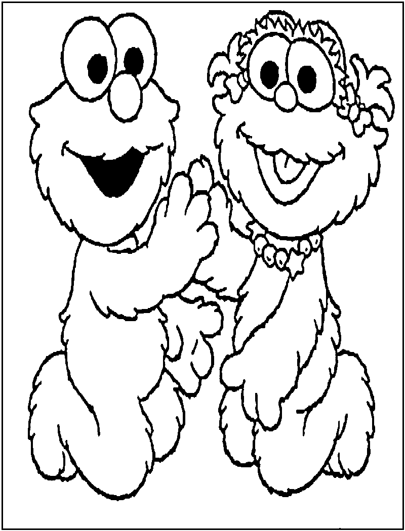 Sesame Street Elmo And Zoe Coloring Pages Clip Art Library Sesame Street Elmo And Zoe Coloring Pages Clip Art Library