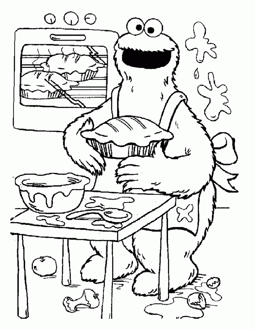 Sesame Street Printable Coloring Pages