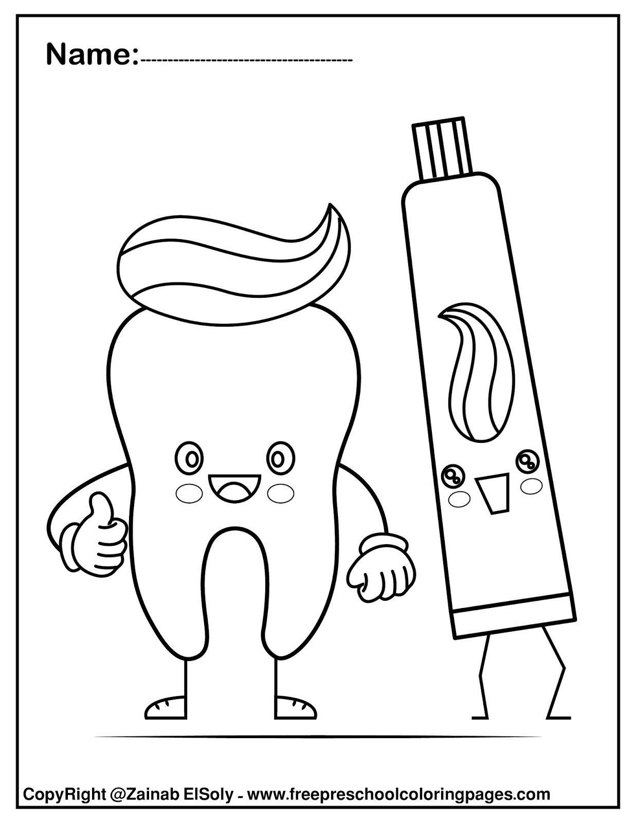 Dental Coloring Pages Printable Dental Coloring Pages Printable