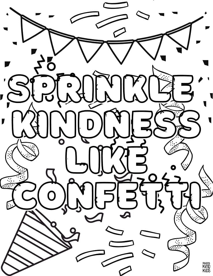 Share Kindness Coloring Page Free Printable Coloring Pages For Kids