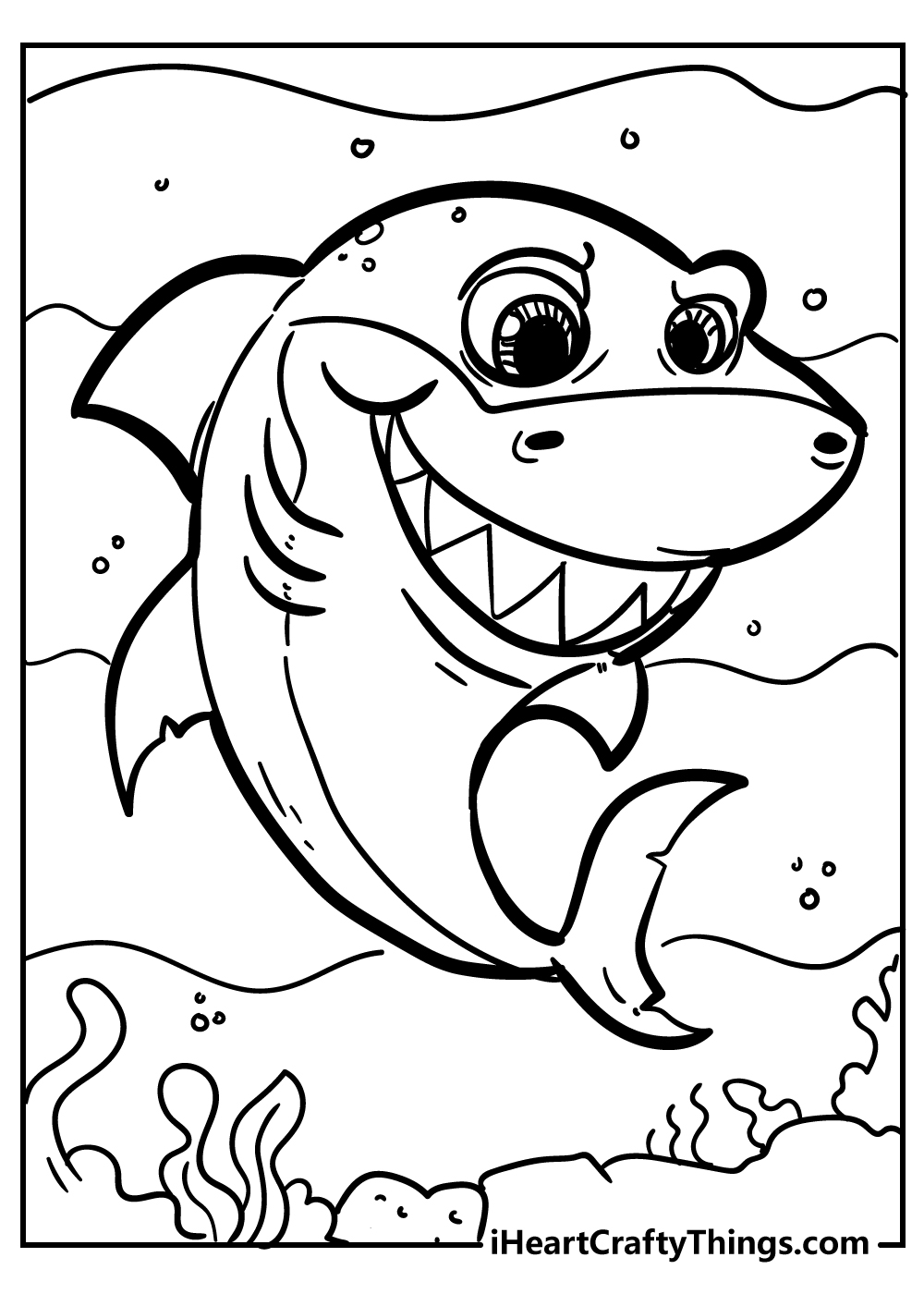 Shark Coloring Pages Free Printable