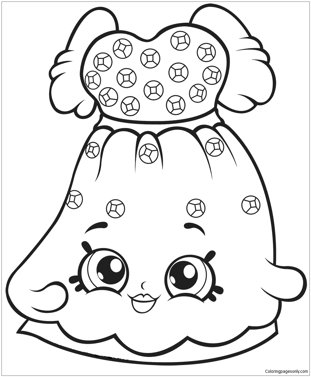 Shopkins Cute Coloring Page Free Printable Coloring Pages Shopkins Cute Coloring Page Free Printable Coloring Pages
