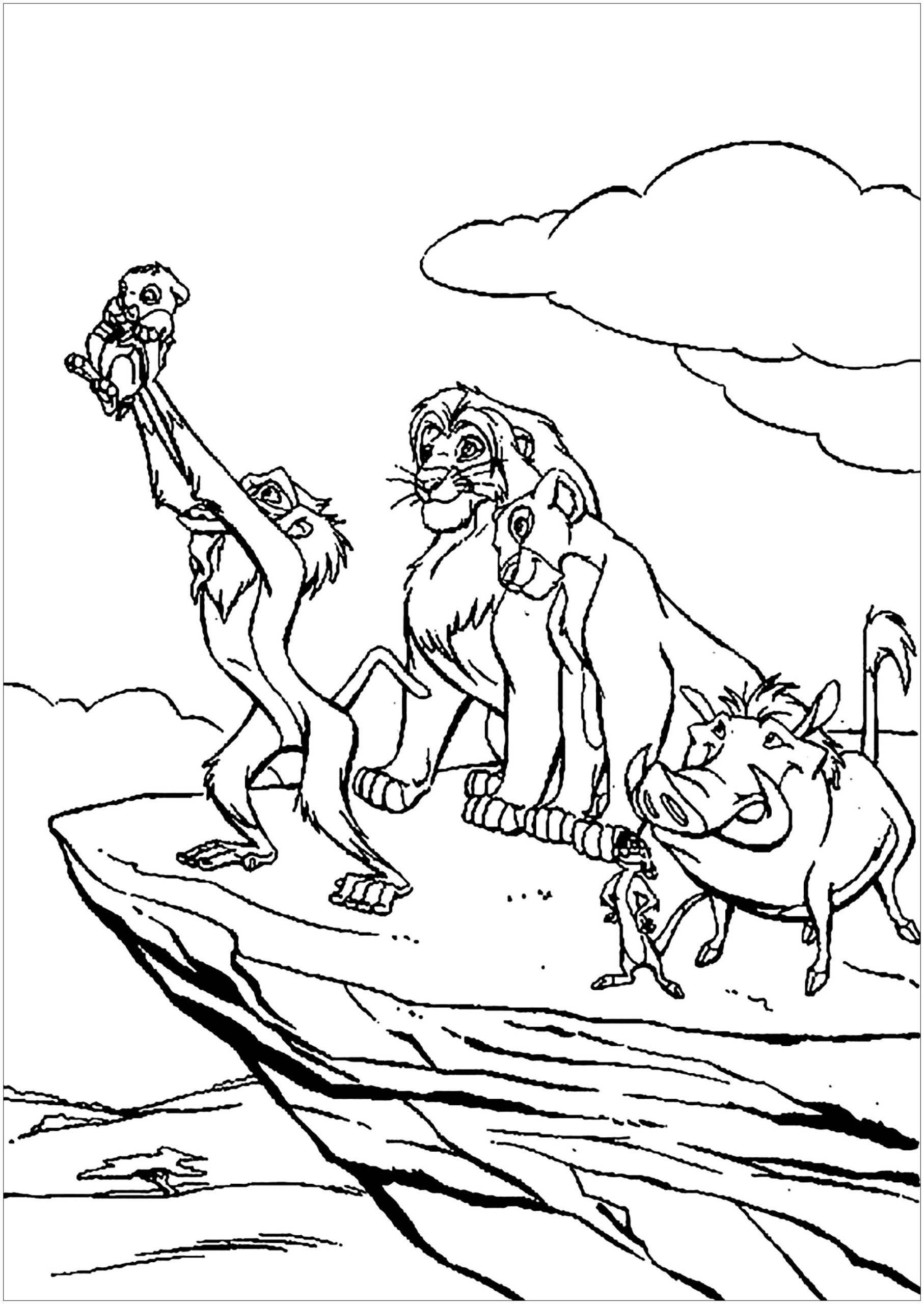 Simba Coloring Pages For Children Simba Coloring Pages For Children