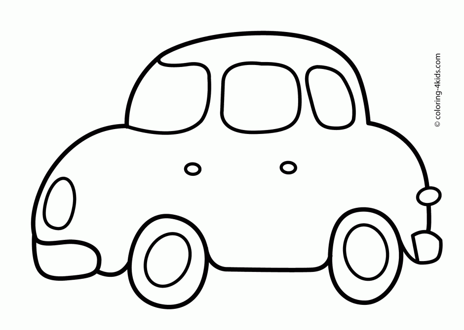 Simple Car Transportation Coloring Pages For Kids Printable Free Simple Car Transportation Coloring Pages For Kids Printable Free