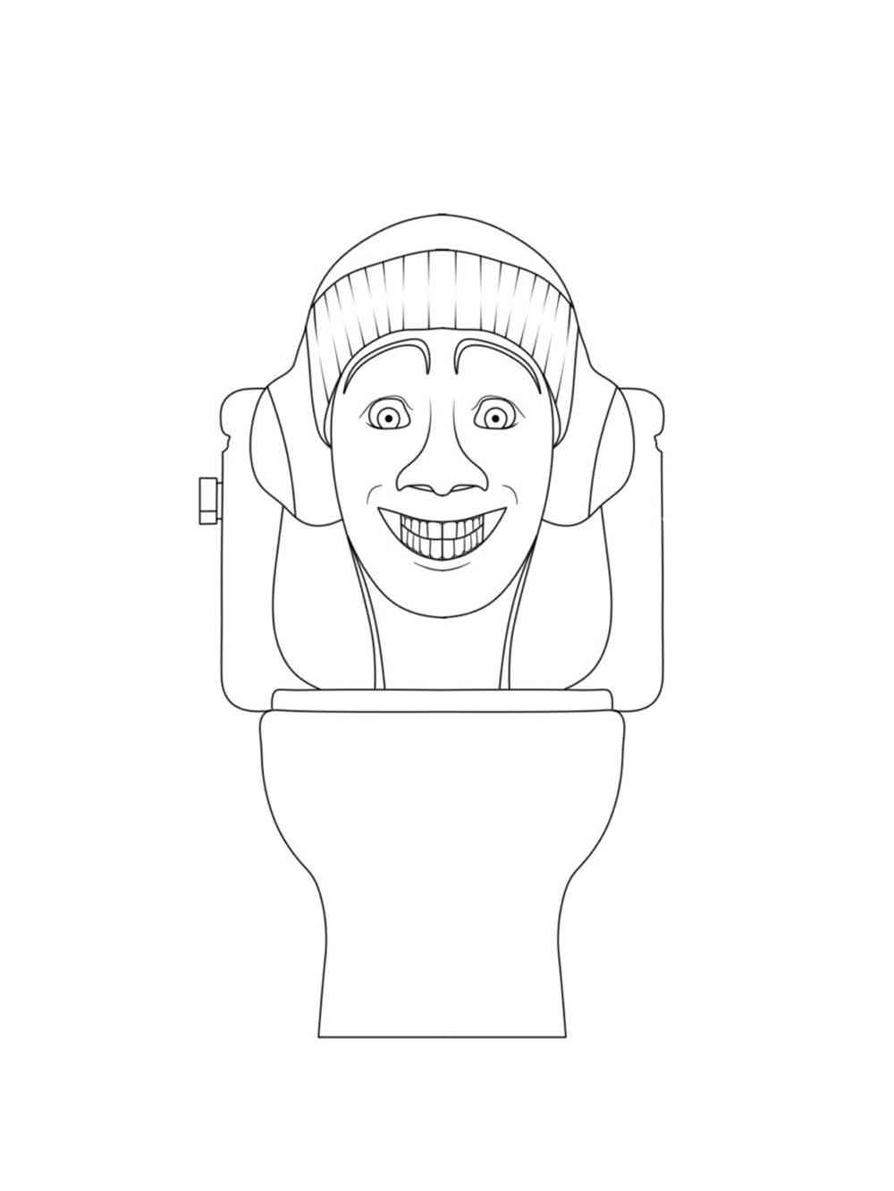 Skibidi Toilet Coloring Pages