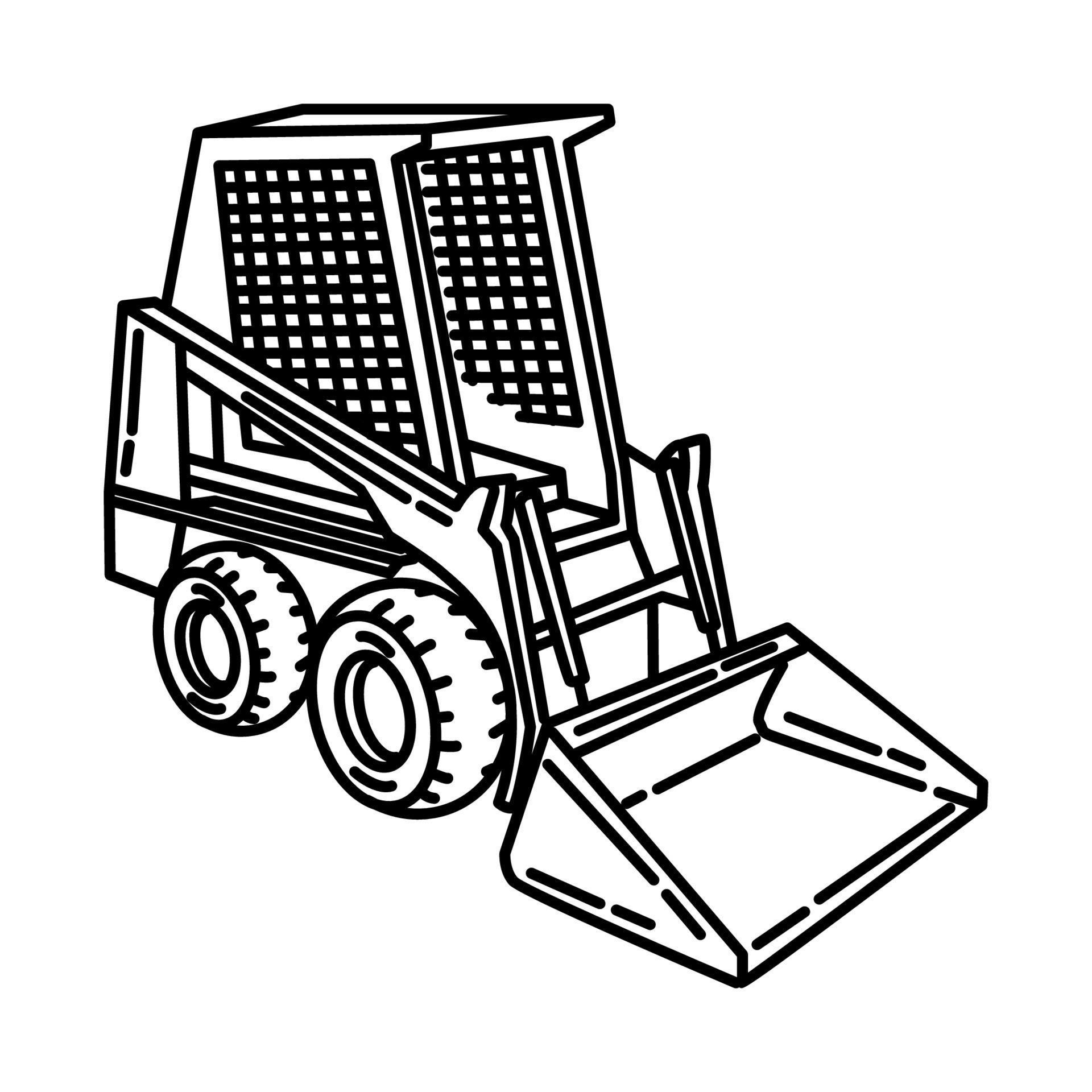 Skid Steer Coloring Pages Coloring Home Skid Steer Coloring Pages Coloring Home