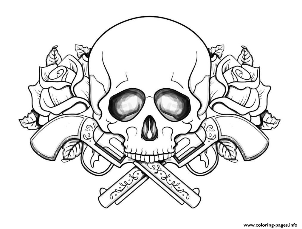 Skull And Roses Coloring Pages At GetColorings Free Printable Skull And Roses Coloring Pages At GetColorings Free Printable