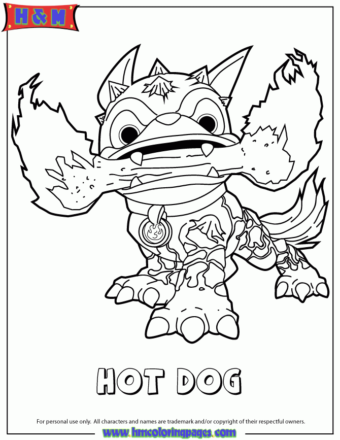 Skylander Coloring Pages Printable Free Coloring Pages Coloring Home