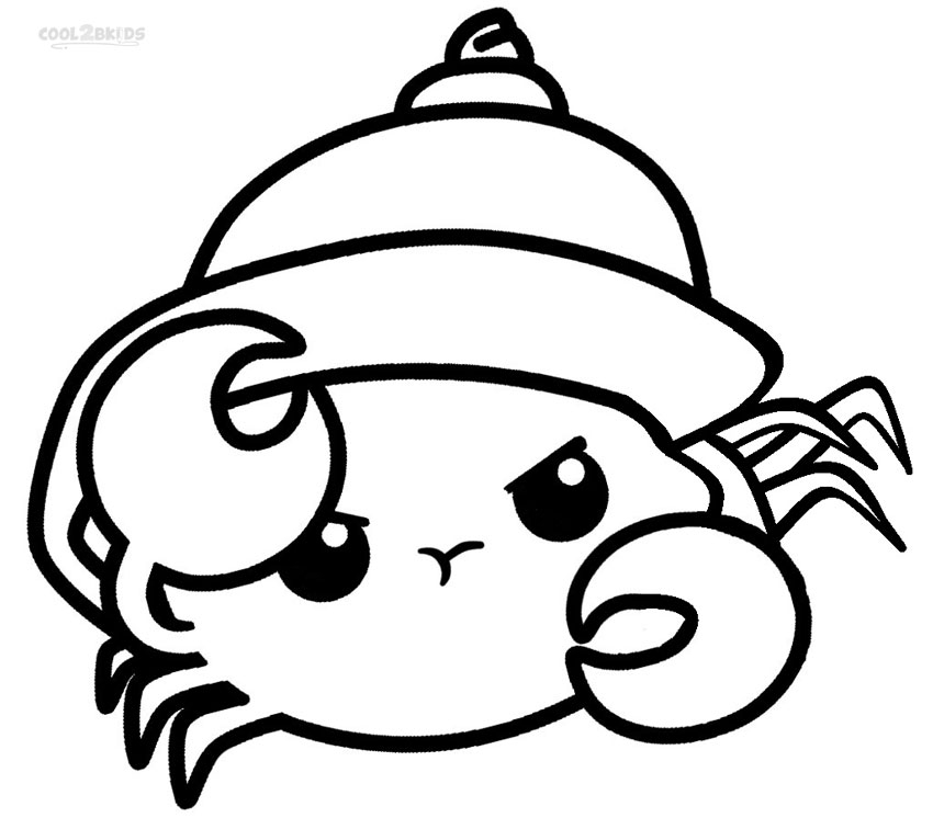 Slashcasual Hermit Crab Coloring Page Slashcasual Hermit Crab Coloring Page