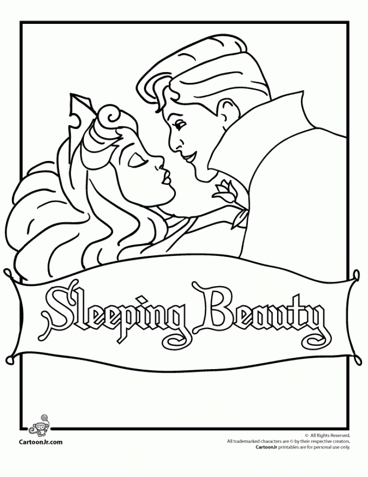 Sleeping Beauty Coloring Pages Printable Sleeping Beauty Coloring Pages Printable