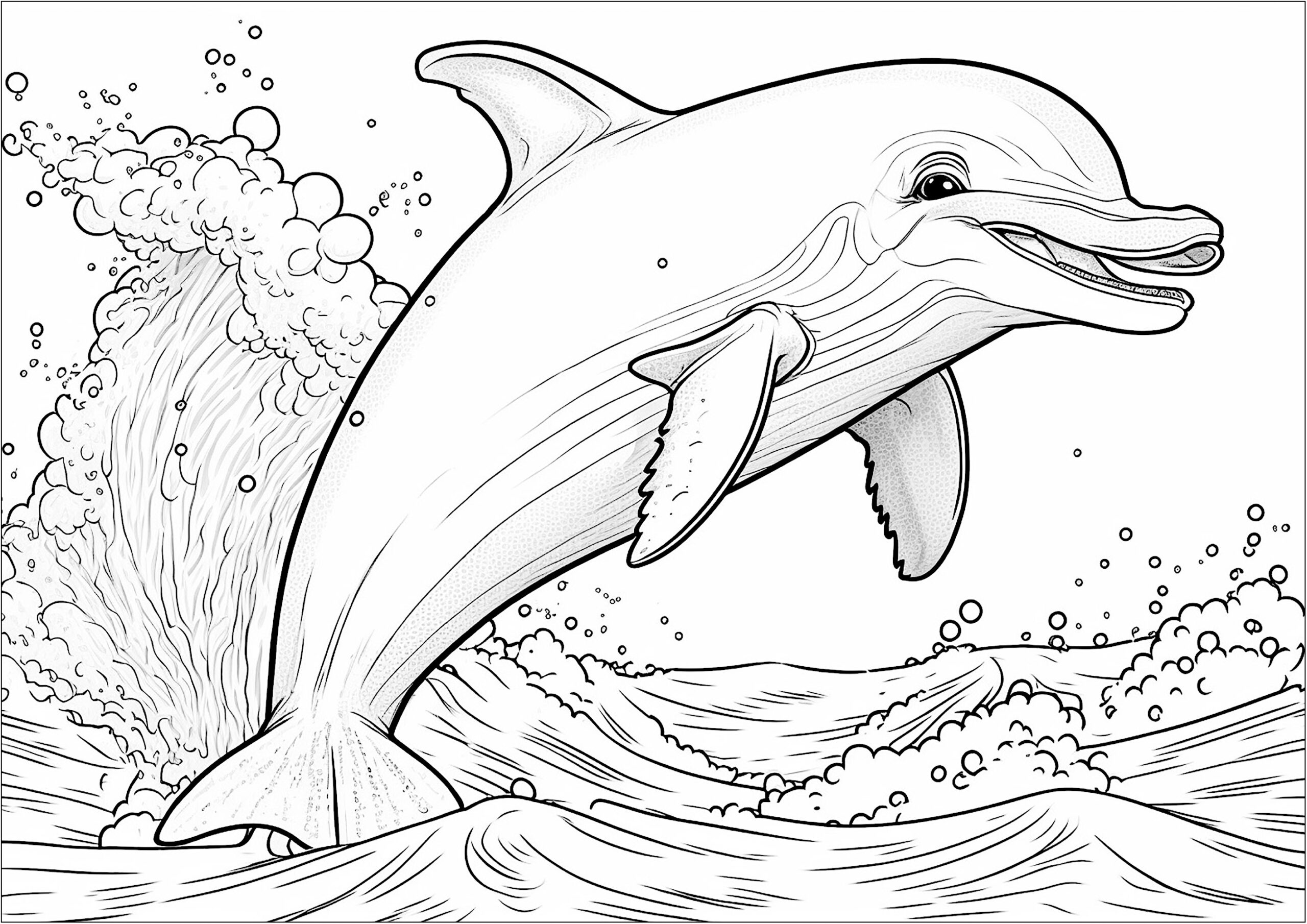 Dolphin Coloring Pages Free Printable Dolphin Coloring Pages Free Printable