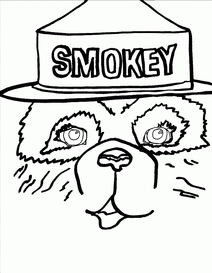 Smokey Bear Coloring Pages Coloring Home Smokey Bear Coloring Pages Coloring Home