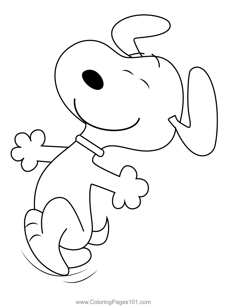 Printable Snoopy Coloring Pages Printable Snoopy Coloring Pages