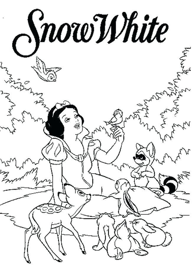 Snow White Printable Coloring Pages At GetColorings Free Snow White Printable Coloring Pages At GetColorings Free