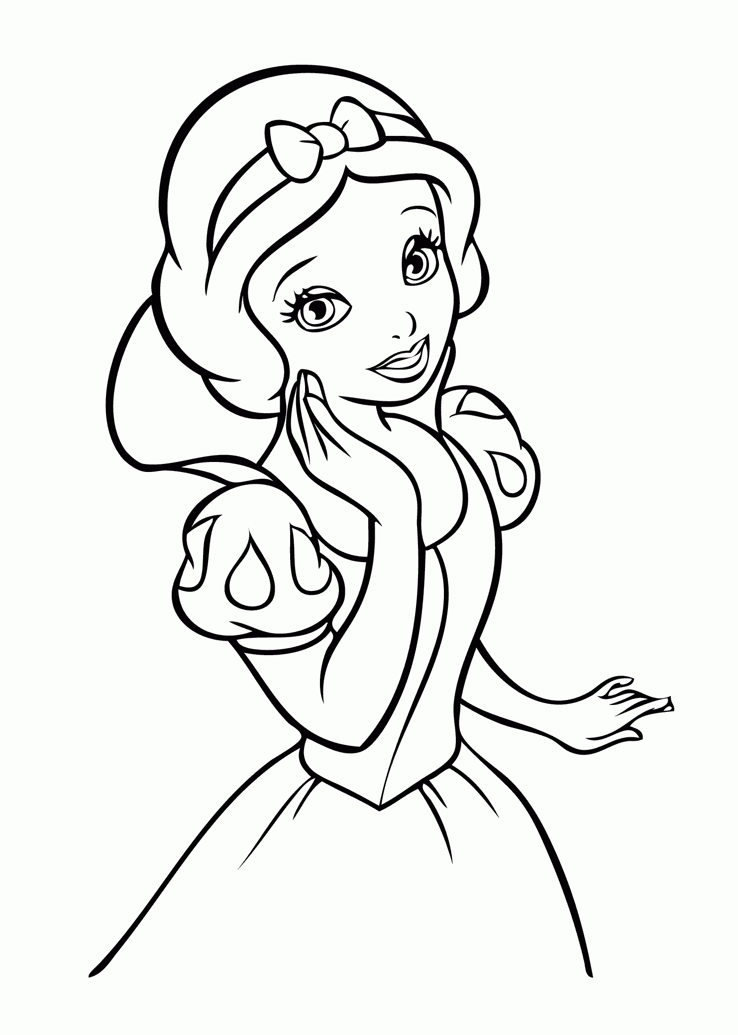 Snow White Printable Coloring Pages Snow White Printable Coloring Pages