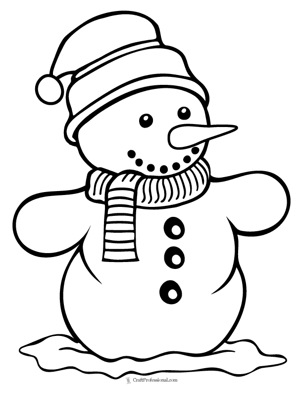 Snowman Coloring Pages Printable Pdf Snowman Coloring Pages Printable Pdf