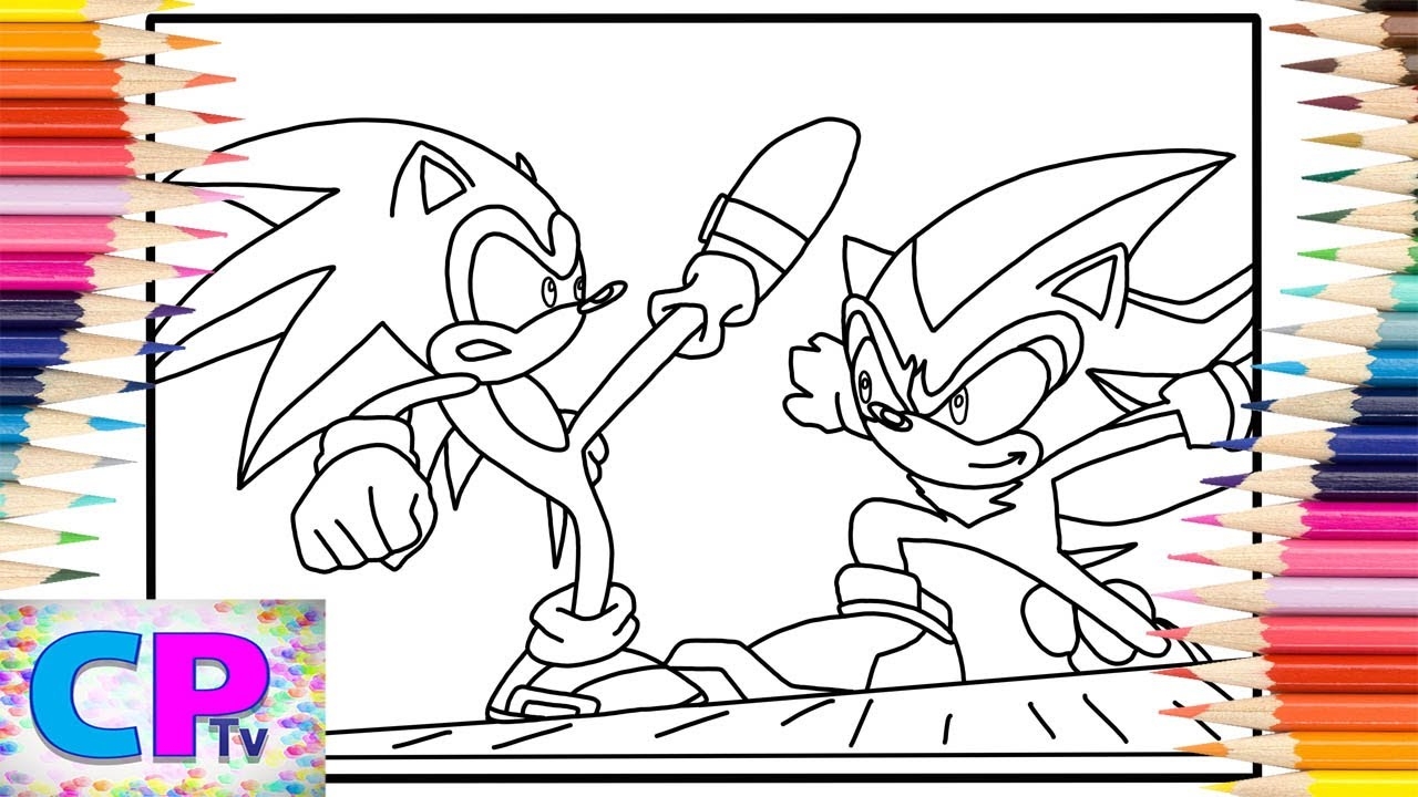 Sonic And Knuckles Fighting Coloring Pages Vrogue Co