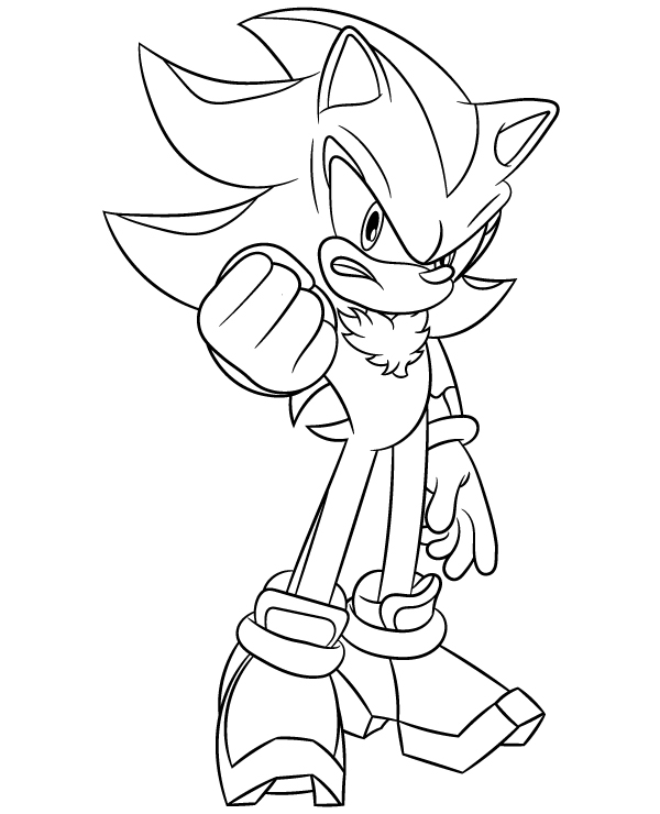 Sonic Characters Coloring Pages Sonic Characters Coloring Pages