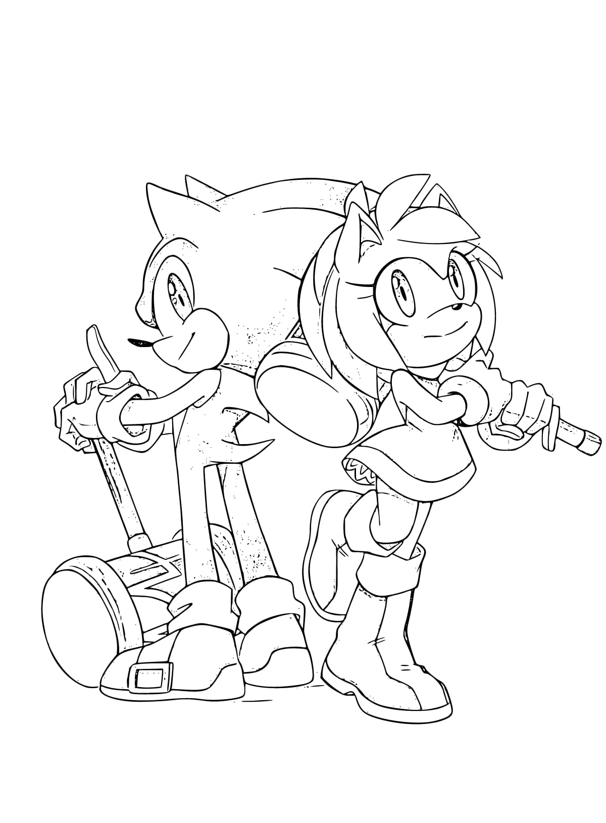 Amy Rose Printable Coloring Pages Amy Rose Printable Coloring Pages