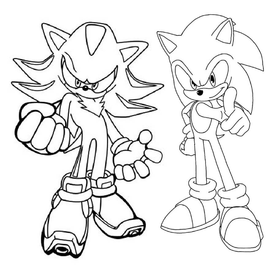 Sonic Coloring Pages Free Printable PDF Sheets Sonic Coloring Pages Free Printable PDF Sheets