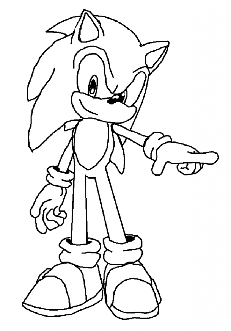 Free Printable Sonic Coloring Pages
