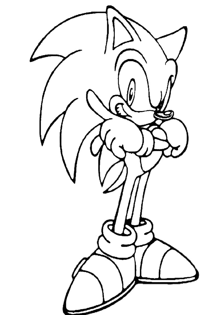 Sonic The Hedgehog Printable Coloring Pages Sonic The Hedgehog Printable Coloring Pages