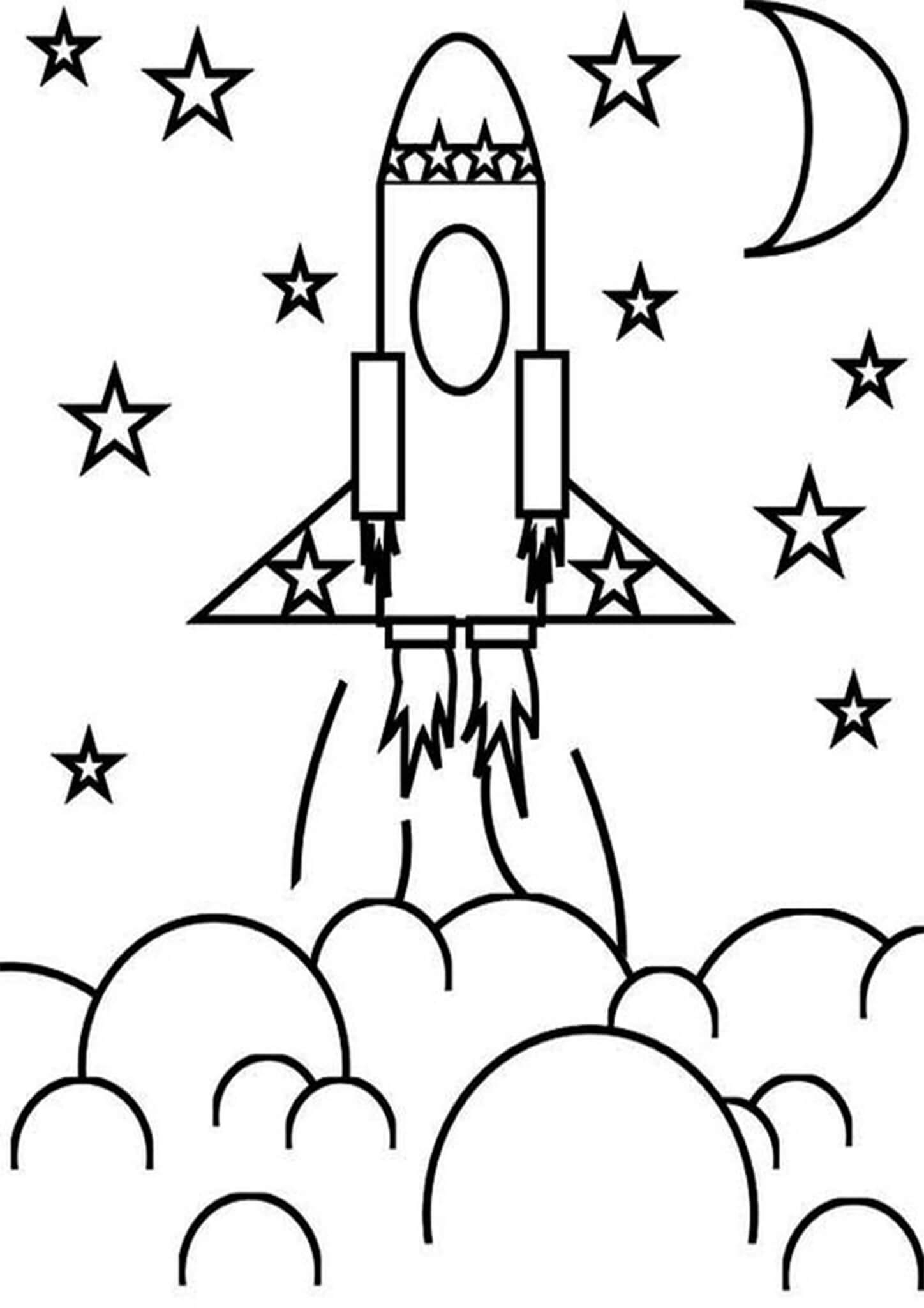 Printable Space Coloring Pages