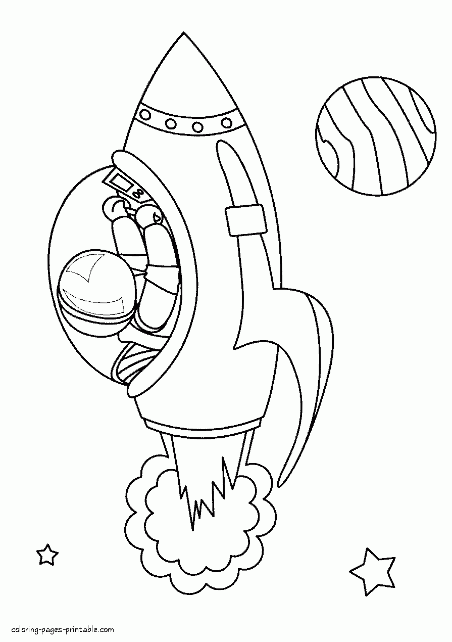 Space Rocket Coloring Pages For Kids COLORING PAGES PRINTABLE COM Space Rocket Coloring Pages For Kids COLORING PAGES PRINTABLE COM