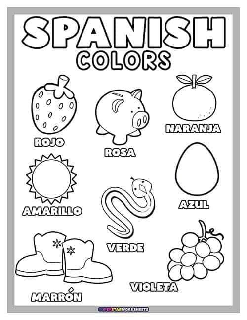 Spanish Color Worksheets Superstar Worksheets Worksheets Library Spanish Color Worksheets Superstar Worksheets Worksheets Library