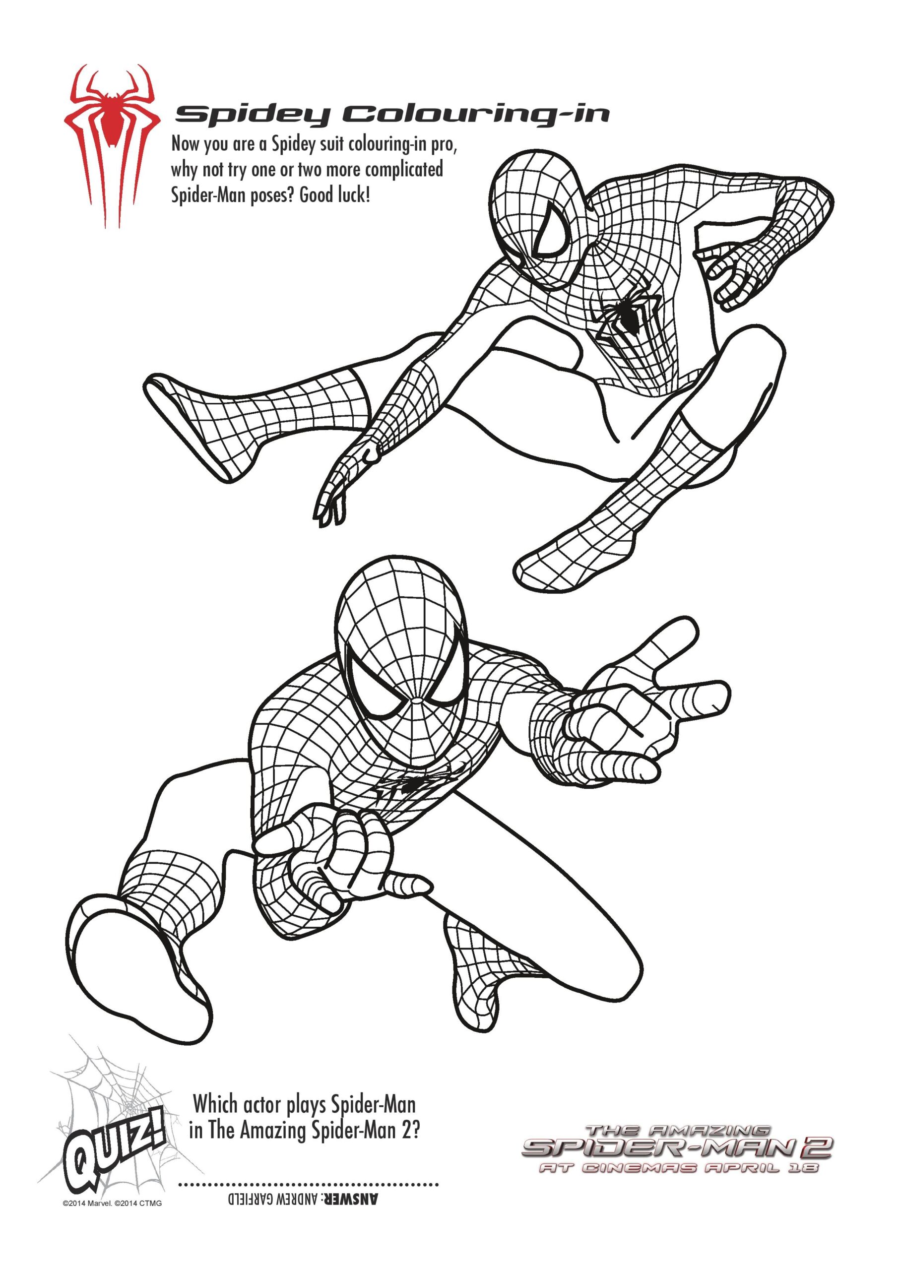 Spider Man Coloring Pages Printable Printable World Holiday