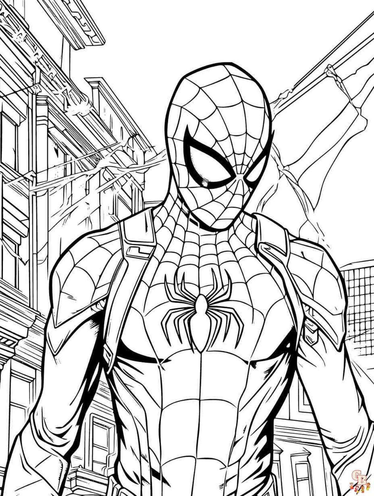 Spider Men Coloring Pages For Kids Party Ideas Photo 1 Of 1 Catch Spider Men Coloring Pages For Kids Party Ideas Photo 1 Of 1 Catch